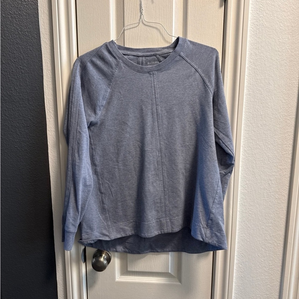Athleta Heather Gray Long Sleeve Top